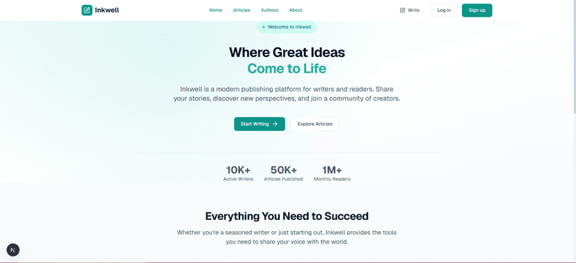 G-spot Blog-app - A collaborative Blog application with real-time updates, and team collaboration ... Built with Next.js, Node.js, Prisma